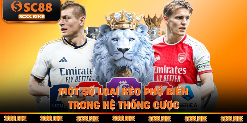 Một số loại kèo phổ biến trong hệ thống cược